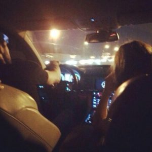 boy and girl in car